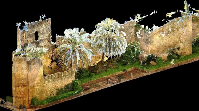 Digitalización 3D de la Muralla del Castillo de Marbella 