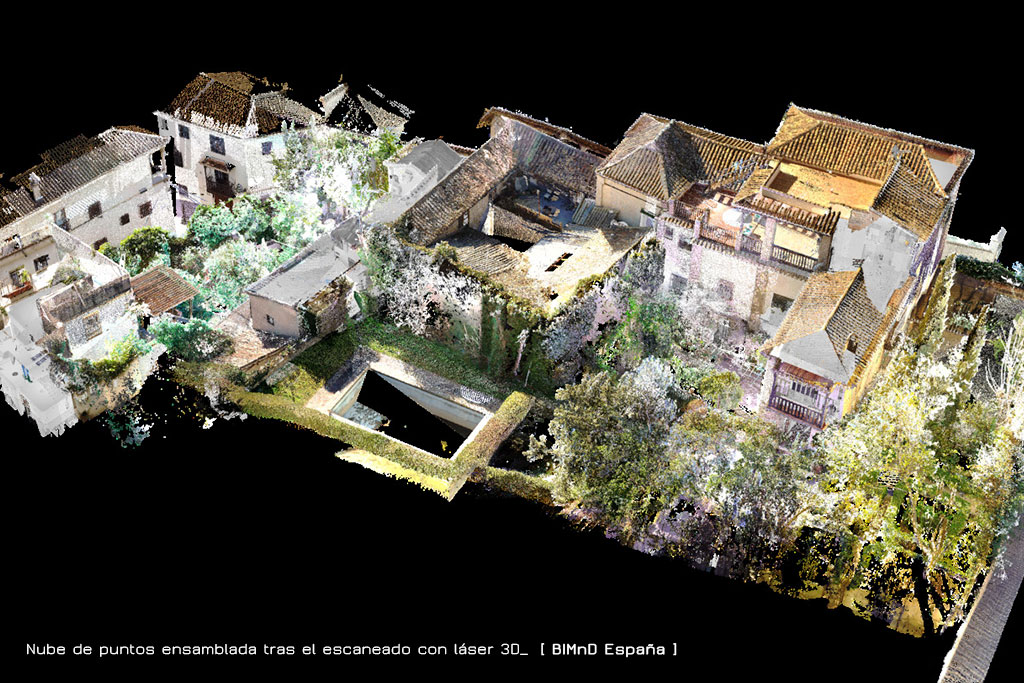 3D Laser Scanning and BIM Modelling of a Traditional Carmen House in Granada