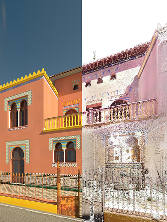 Réplica virtual Palacete de la Najarra en Almuñécar, Granada