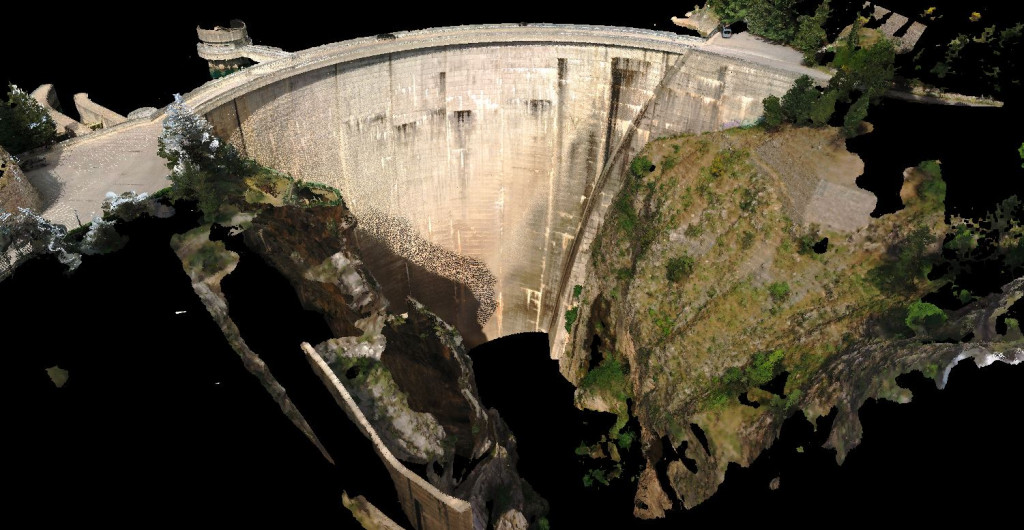 Digitalización 3D de la Presa de Quéntar (Granada)