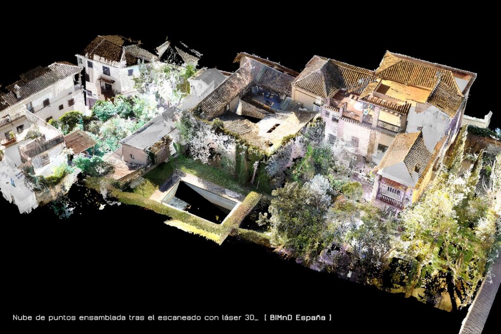 Escaneado Láser 3D y Modelado BIM de un Carmen, Granada