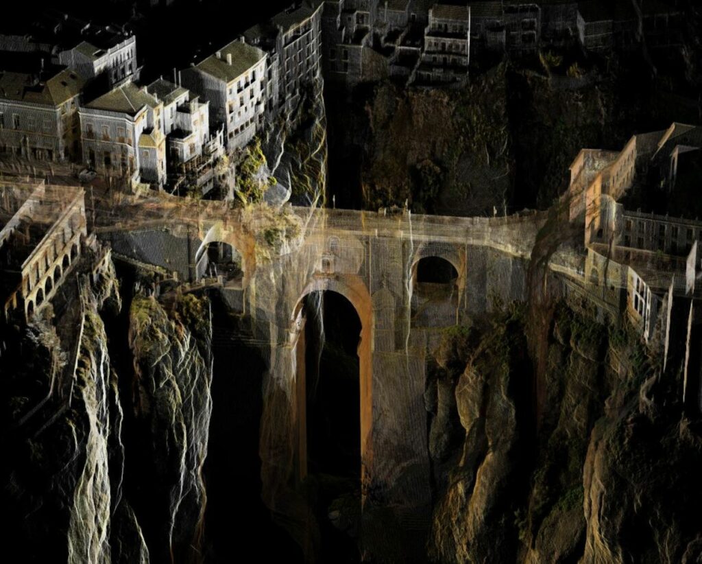 3D Digitalization of the Puente Nuevo of Ronda