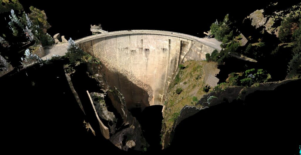 Digitalización 3D de la Presa de Quéntar 