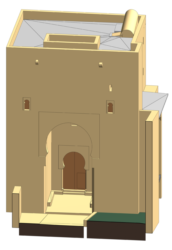 Escaneado láser 3D y Modelado BIM de la Puerta de la Justicia, Alhambra (Granada)