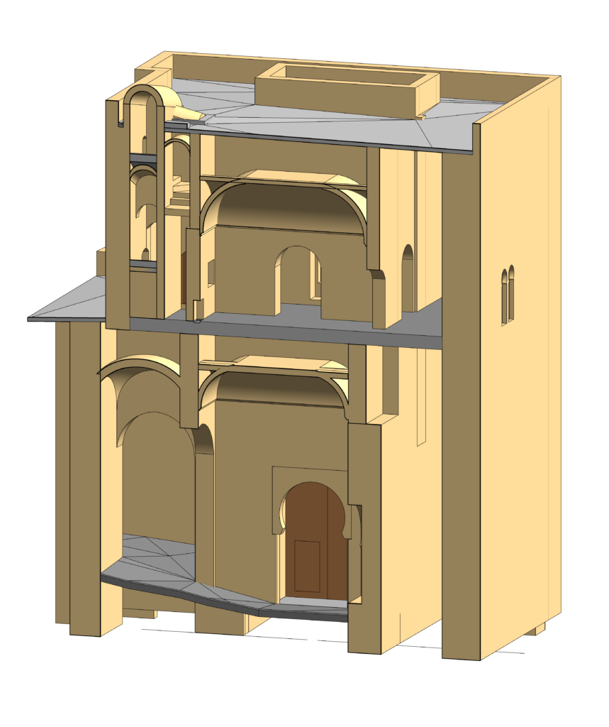 Escaneado láser 3D y Modelado BIM de la Puerta de la Justicia, Alhambra (Granada)